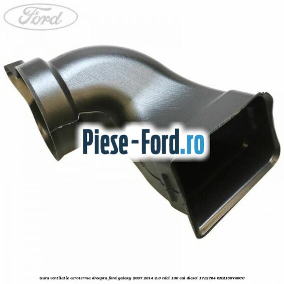 Gura ventilatie aeroterma dreapta Ford Galaxy 2007-2014 2.0 TDCi 130 cai diesel #01249D4D64