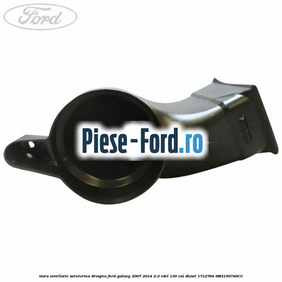 Gura ventilatie aeroterma dreapta Ford Galaxy 2007-2014 2.0 TDCi 130 cai diesel #01249D4D64