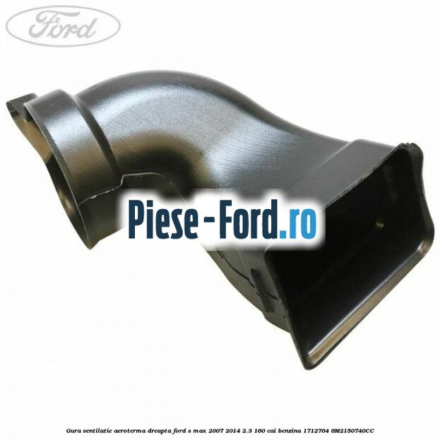 Grila ventilatie stalp B stanga Ford S-Max 2007-2014 2.3 160 cai benzina