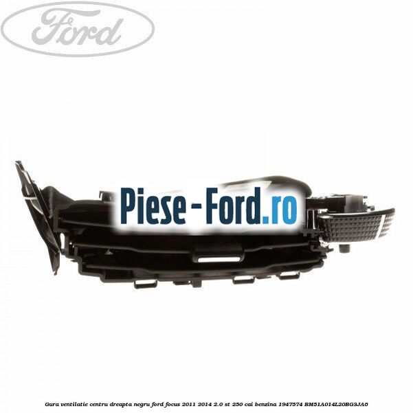 Gura ventilatie centru dreapta, negru Ford Focus 2011-2014 2.0 ST 250 cai benzina