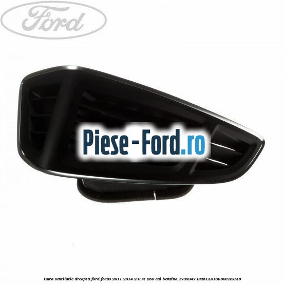 Gura ventilatie consala centrala, spre sofer Ford Focus 2011-2014 2.0 ST 250 cai benzina