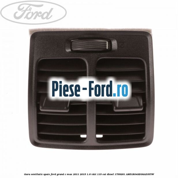 Gura ventilatie spate Ford Grand C-Max 2011-2015 1.6 TDCi 115 cai diesel