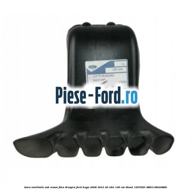 Gura ventilatie sub scaun fata dreapta Ford Kuga 2008-2012 2.0 TDCi 136 cai #8C0CD347F4