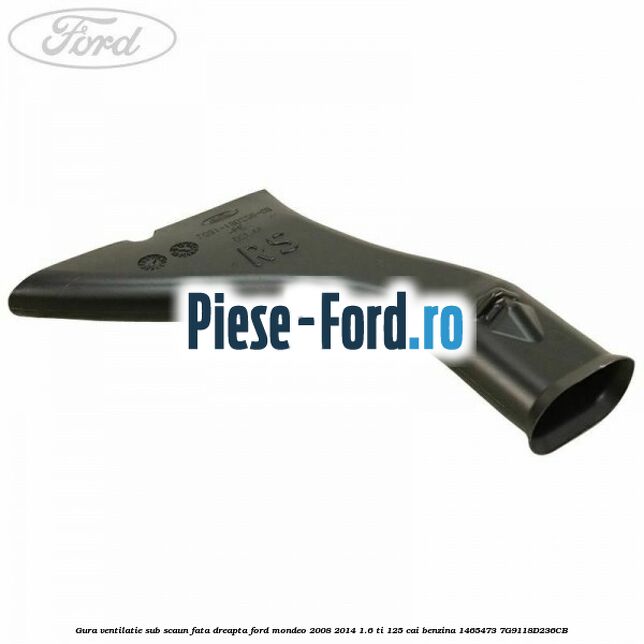 Gura ventilatie sub scaun fata dreapta Ford Mondeo 2008-2014 1.6 Ti 125 cai benzina