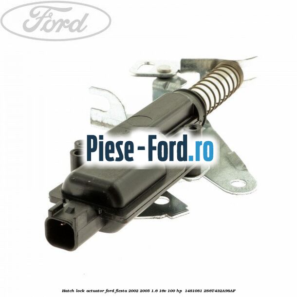 Hatch lock actuator Ford Fiesta 2002-2005 1.6 16V 100 HP  #BD17650B9E