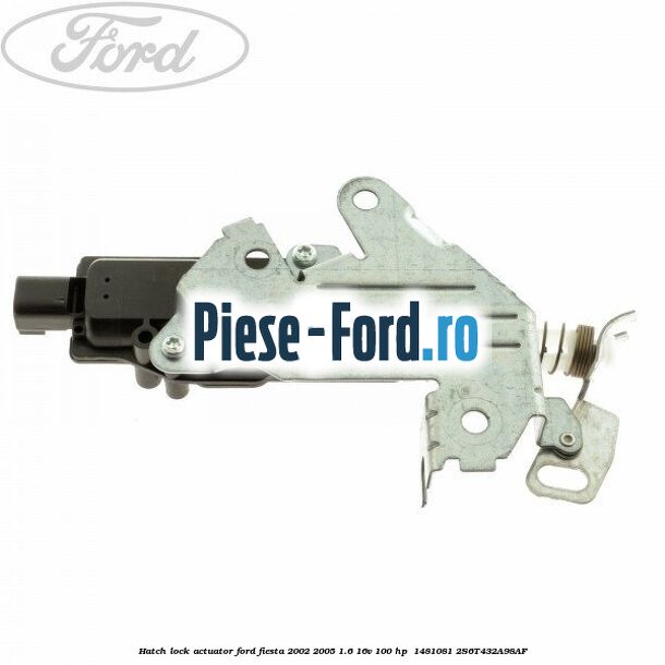 Hatch lock actuator Ford Fiesta 2002-2005 1.6 16V 100 HP  #BD17650B9E