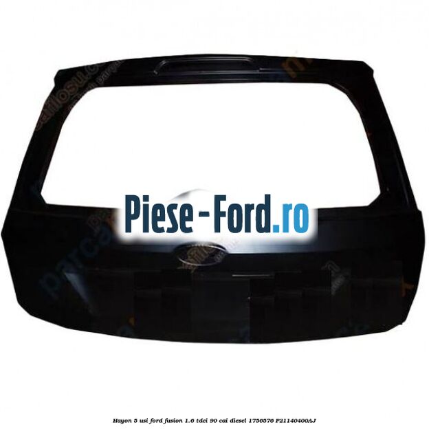 Element ranforsare grila aerisire punte spate stanga Ford Fusion 1.6 TDCi 90 cai diesel