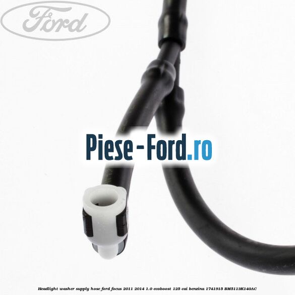 Headlight washer supply hose Ford Focus 2011-2014 1.0 EcoBoost 125 cai benzina #1B0C659C84