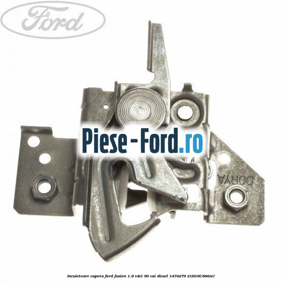 Garnitura maner usa exterior Ford Fusion 1.6 TDCi 90 cai diesel
