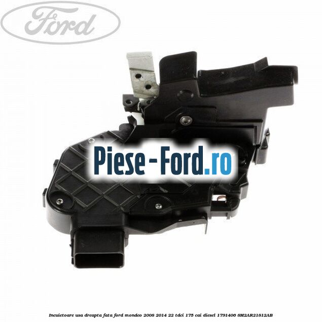 Incuietoare usa dreapta fata Ford Mondeo 2008-2014 2.2 TDCi 175 cai #3AE6126DB7