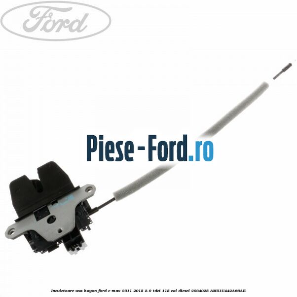 Incuietoare usa dreapta fata Ford C-Max 2011-2015 2.0 TDCi 115 cai diesel