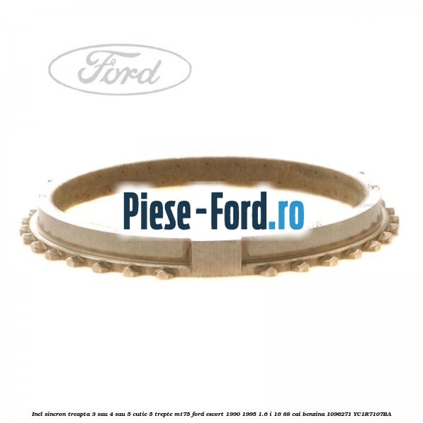 Inel sincron treapta 3 sau 4 sau 5 cutie 5 trepte MT75 Ford Escort 1990-1995 1.6 i 16 88 cai benzina #DD987EEB53