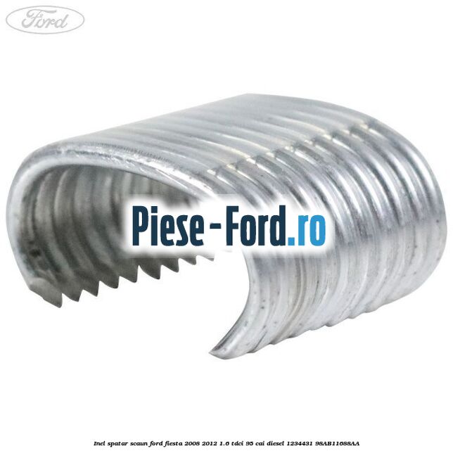 Garnitura tapiterie plafon laterala Ford Fiesta 2008-2012 1.6 TDCi 95 cai diesel