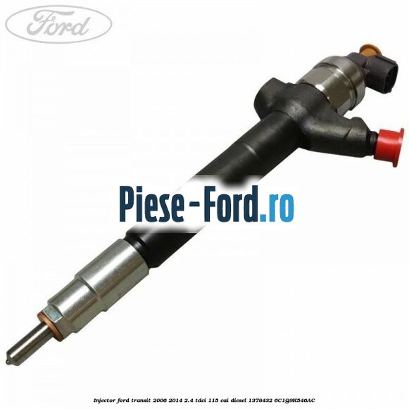 Injector Ford Transit 2006-2014 2.4 TDCi 115 cai #395B872F0B Injector Ford Transit 2006-2014 2.4 TDCi 115 cai diesel #395B872F0B