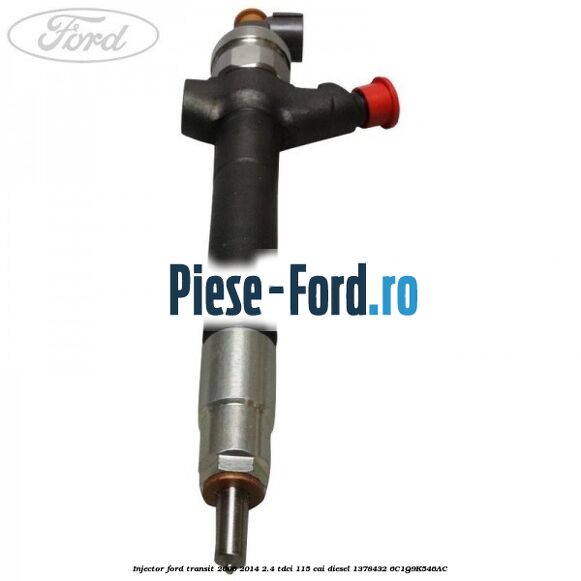 Injector Ford Transit 2006-2014 2.4 TDCi 115 cai #395B872F0B Injector Ford Transit 2006-2014 2.4 TDCi 115 cai diesel #395B872F0B