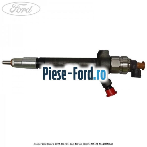 Injector Ford Transit 2006-2014 2.4 TDCi 115 cai #395B872F0B Injector Ford Transit 2006-2014 2.4 TDCi 115 cai diesel #395B872F0B