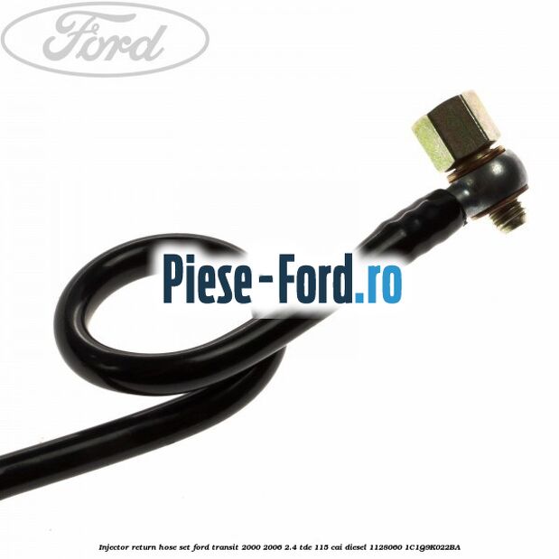 Injector return hose set Ford Transit 2000-2006 2.4 TDE 115 cai diesel #B1F78975CC