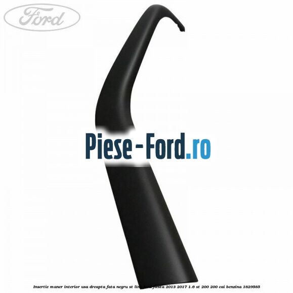 Insertie maner interior usa dreapta fata negru ST Line Ford Fiesta 2013-2017 1.6 ST 200 200 cai benzina #64CC3A9BBA