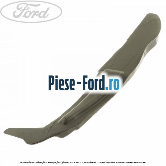 Insonorizant aripa fata stanga Ford Fiesta 2013-2017 1.0 EcoBoost 100 cai benzina