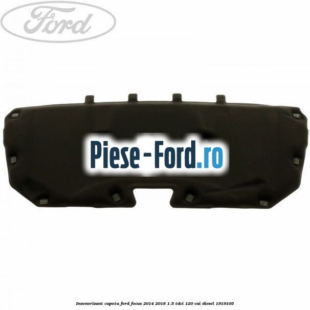 Insonorizant capota Ford Focus 2014-2018 1.5 TDCi 120 cai