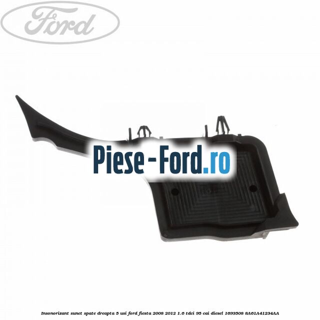 Insonorizant panou superior Ford Fiesta 2008-2012 1.6 TDCi 95 cai diesel