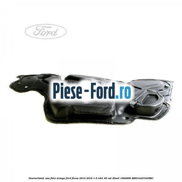 Insonorizant usa fata dreapta Ford Focus 2014-2018 1.6 TDCi 95 cai diesel