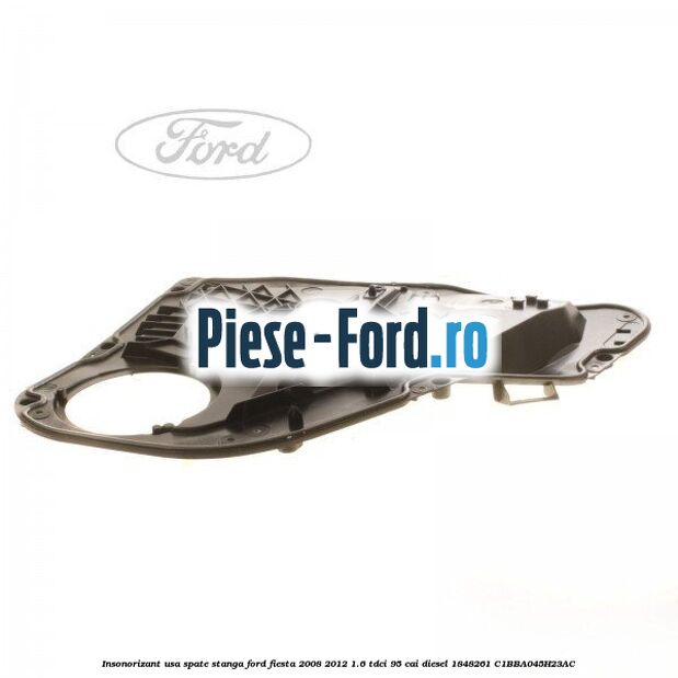 Insonorizant usa fata stanga 5 usi Ford Fiesta 2008-2012 1.6 TDCi 95 cai diesel