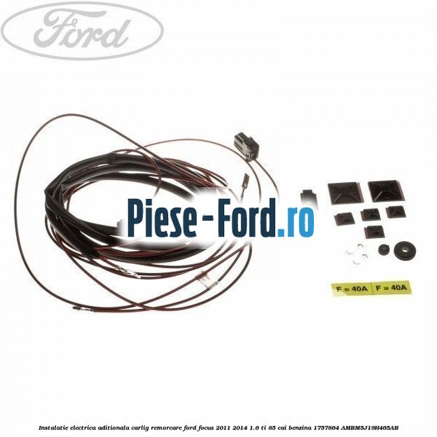 Instalatie electrica aditionala carlig remorcare Ford Focus 2011-2014 1.6 Ti 85 cai benzina