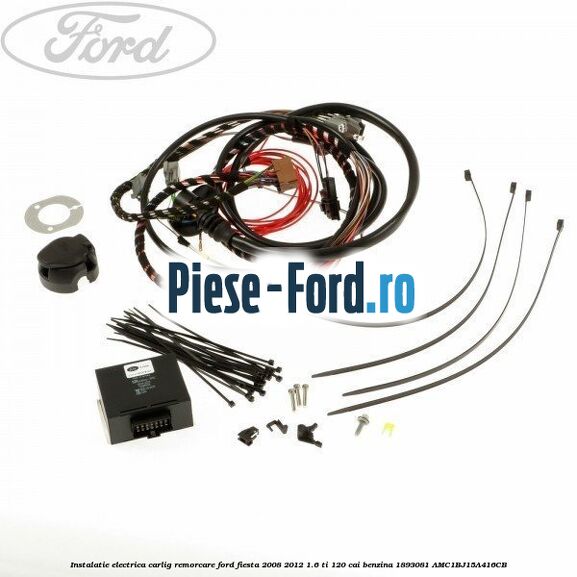 Instalatie electrica carlig remorcare Ford Fiesta 2008-2012 1.6 Ti 120 cai benzina