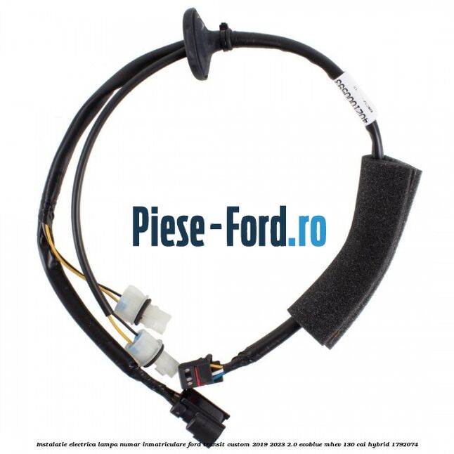 Instalatie electrica lampa numar inmatriculare Ford Transit Custom 2019-2023 2.0 EcoBlue mHEV 130 cai Hybrid #9C3ED0C51B