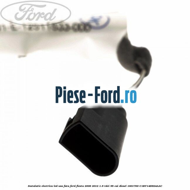 Instalatie electrica lampa numar inmatriculare Ford Fiesta 2008-2012 1.6 TDCi 95 cai diesel