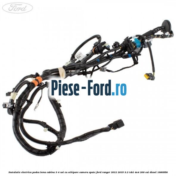 Instalatie electrica podea bena cabina 3/4 usi cu echipare camera spate Ford Ranger 2012-2015 3.2 TDCi 4x4 200 cai diesel #98A47EB8AE
