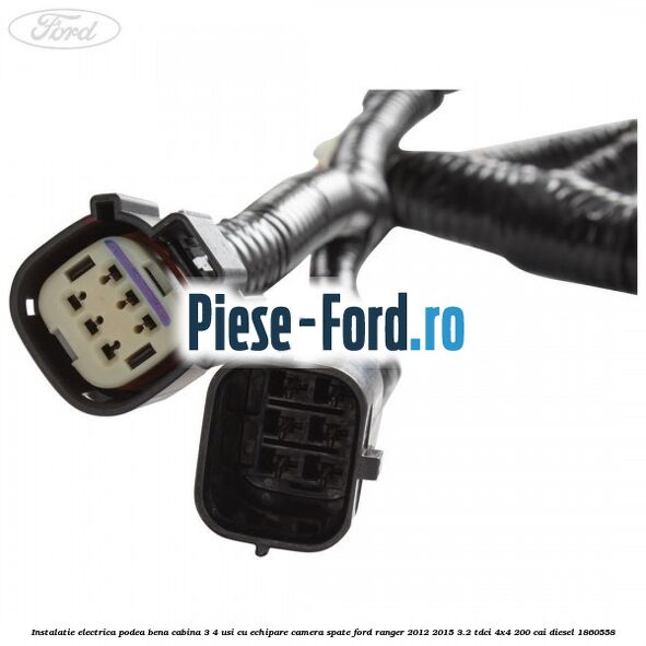 Instalatie electrica podea bena cabina 3/4 usi cu echipare camera spate Ford Ranger 2012-2015 3.2 TDCi 4x4 200 cai diesel #98A47EB8AE