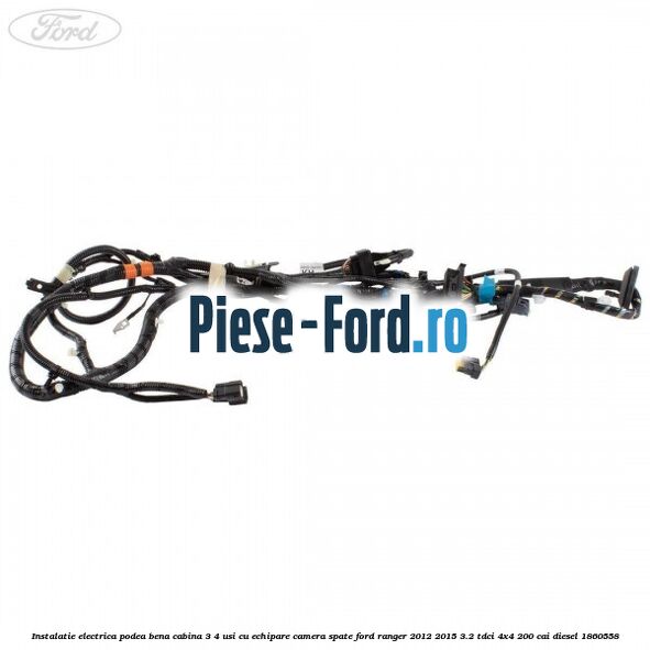 Instalatie electrica podea bena cabina 3/4 usi cu echipare camera spate Ford Ranger 2012-2015 3.2 TDCi 4x4 200 cai diesel #98A47EB8AE
