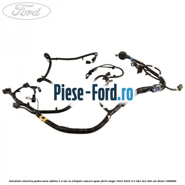 Instalatie electrica podea bena cabina 3/4 usi cu echipare camera spate Ford Ranger 2012-2015 3.2 TDCi 4x4 200 cai diesel #98A47EB8AE