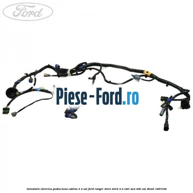 Instalatie electrica podea bena cabina 3/4 usi Ford Ranger 2012-2015 3.2 TDCi 4x4 200 cai diesel #0491F05826