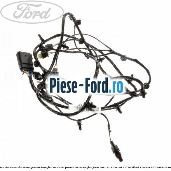 Instalatie electrica senzor parcare bara fata Ford Focus 2011-2014 2.0 TDCi 115 cai diesel