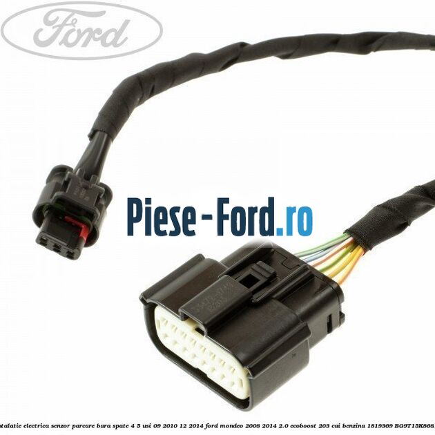 Instalatie electrica senzor parcare bara fata Ford Mondeo 2008-2014 2.0 EcoBoost 203 cai benzina