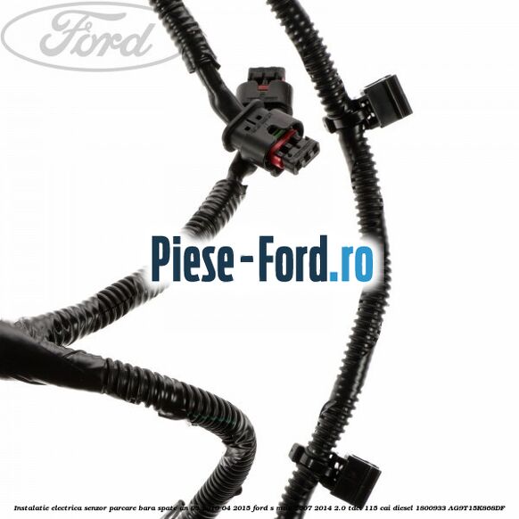 Instalatie electrica senzor parcare bara spate an 03/2010-04/2015 Ford S-Max 2007-2014 2.0 TDCi 115 cai diesel #40A072EDA2