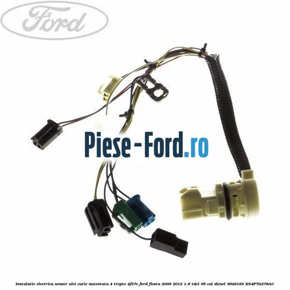 Instalatie electrica senzor parcare bara spate pana in 11/2012 Ford Fiesta 2008-2012 1.6 TDCi 95 cai diesel