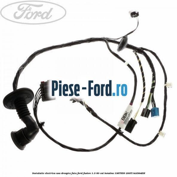 Instalatie electrica usa dreapta fata Ford Fusion 1.3 60 cai benzina
