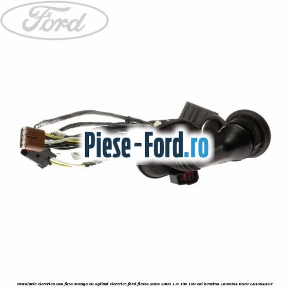 Instalatie electrica usa fata stanga cu oglinzi electrice Ford Fiesta 2005-2008 1.6 16V 100 cai #61B61DC5D9 Instalatie electrica usa fata stanga cu oglinzi electrice Ford Fiesta 2005-2008 1.6 16V 100 cai benzina #61B61DC5D9