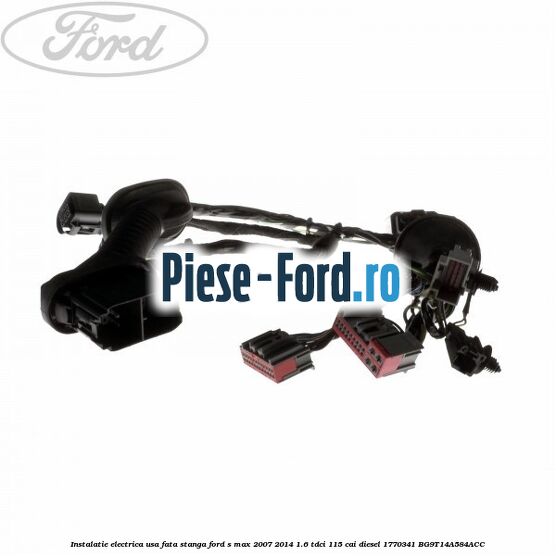 Instalatie electrica senzor parcare bara spate model cu senzor presiune roti Ford S-Max 2007-2014 1.6 TDCi 115 cai diesel