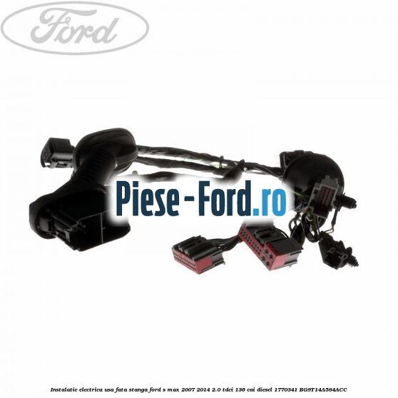 Instalatie electrica senzor parcare bara spate model cu senzor presiune roti Ford S-Max 2007-2014 2.0 TDCi 136 cai diesel