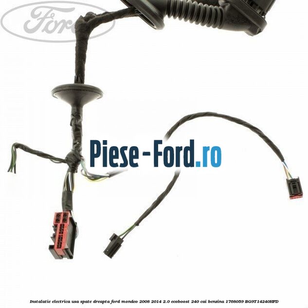 Instalatie electrica usa spate dreapta Ford Mondeo 2008-2014 2.0 EcoBoost 240 cai benzina