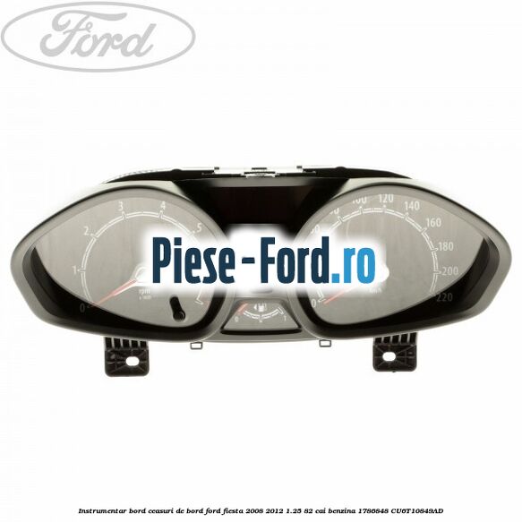 Instrumentar bord (ceasuri de bord) Ford Fiesta 2008-2012 1.25 82 cai benzina