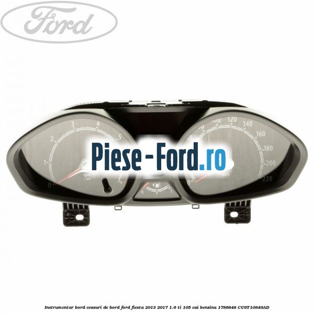 Instrumentar bord (ceasuri de bord) Ford Fiesta 2013-2017 1.6 Ti 105 cai benzina #BA4D607EE2