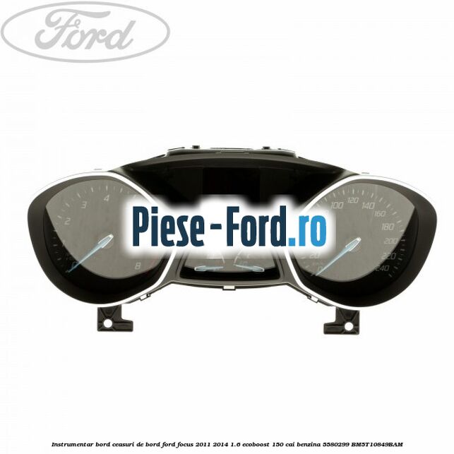 Instrumentar bord (ceasuri de bord) Ford Focus 2011-2014 1.6 EcoBoost 150 cai #B490333EF7 Instrumentar bord (ceasuri de bord) Ford Focus 2011-2014 1.6 EcoBoost 150 cai benzina #B490333EF7