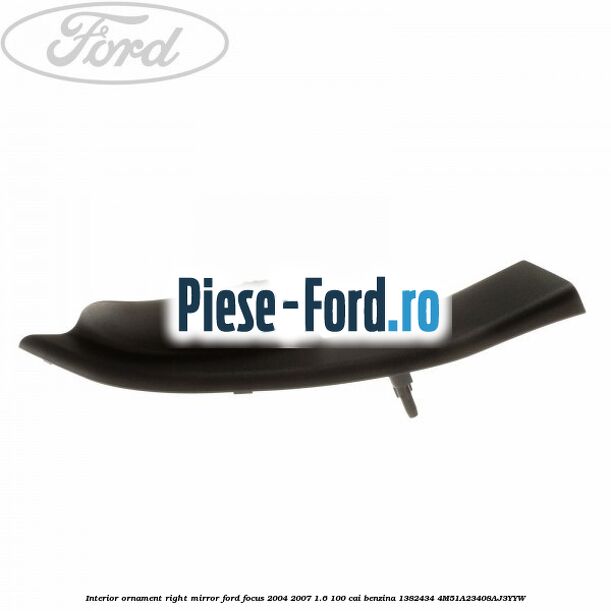 Interior ornament right mirror Ford Focus 2004-2007 1.6 100 cai benzina #3E42D81939