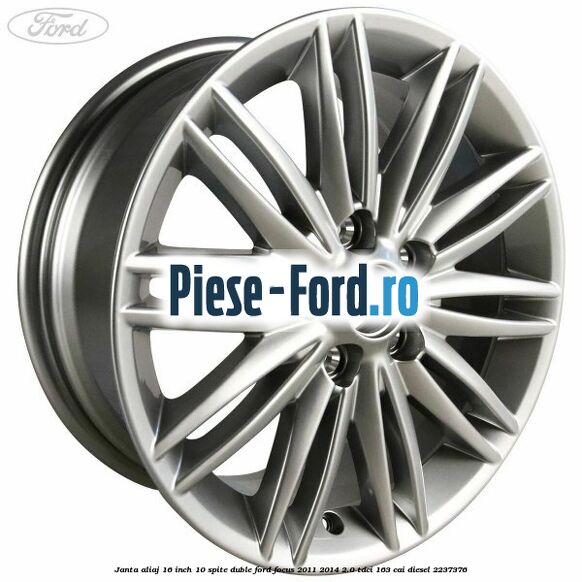 Janta aliaj 16 inch, 10 spite duble Ford Focus 2011-2014 2.0 TDCi 163 cai #7D70272726 Janta aliaj 16 inch, 10 spite duble Ford Focus 2011-2014 2.0 TDCi 163 cai #7D70272726